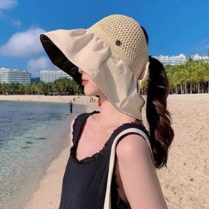 UV썬바이저 여성망사벙거지 모자 | 모자 썬캡 판촉물 제작
