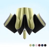 시그니처 3단 거꾸로 자동 양우산 | 플랜비원 판촉물 제작